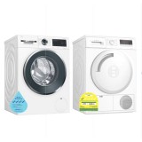 (Bundle) Bosch WGG244A0SG Washing Machine (9kg) + WTN84200SG Condenser Tumble Dryer (7kg)